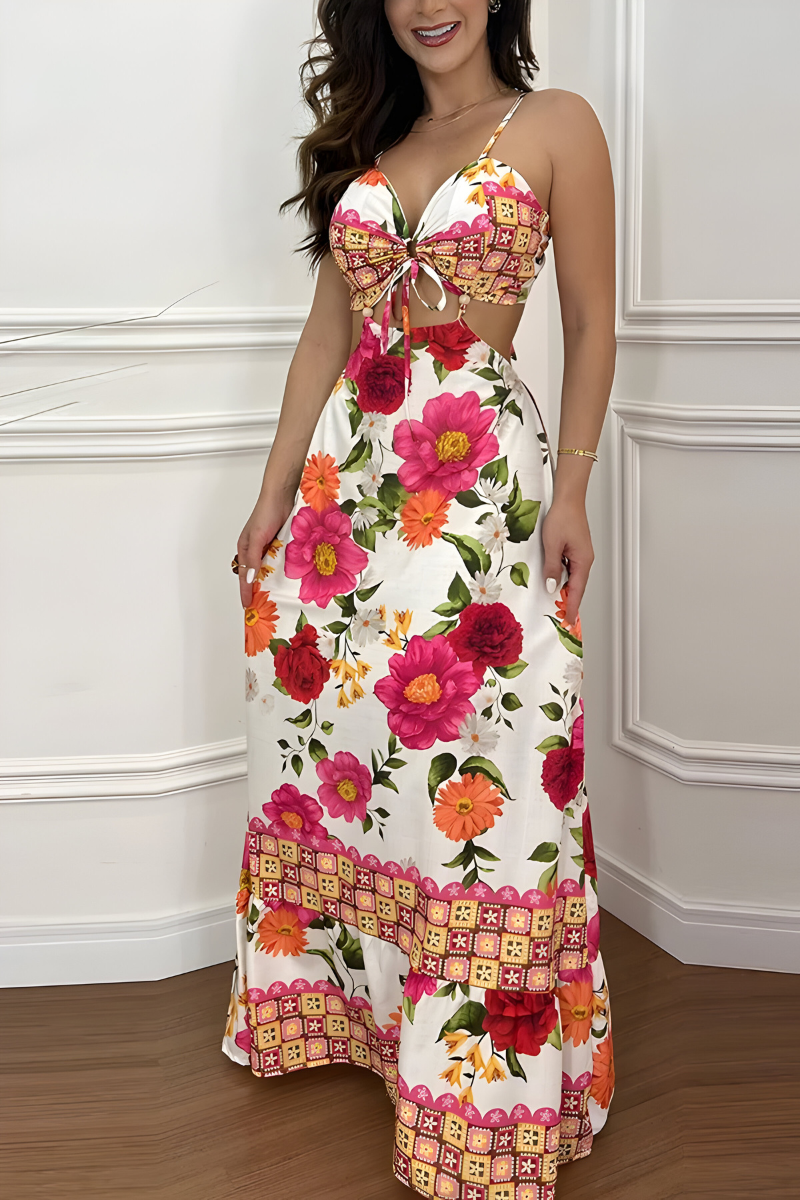 Sanne™ | Tropische Boho Zomerjurk