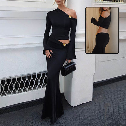 Zara™ | Elegante Set met Top en Maxi Rok