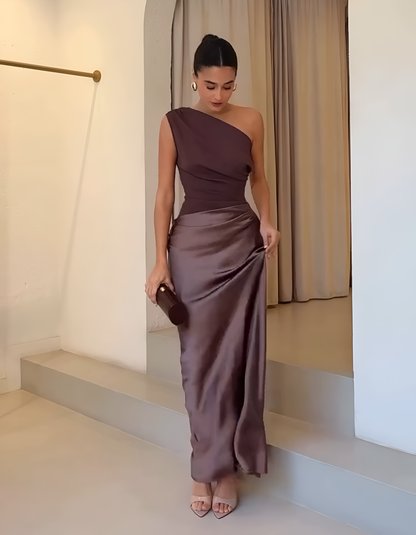 Joelle™ | Stijlvolle One-Shoulder Jurk