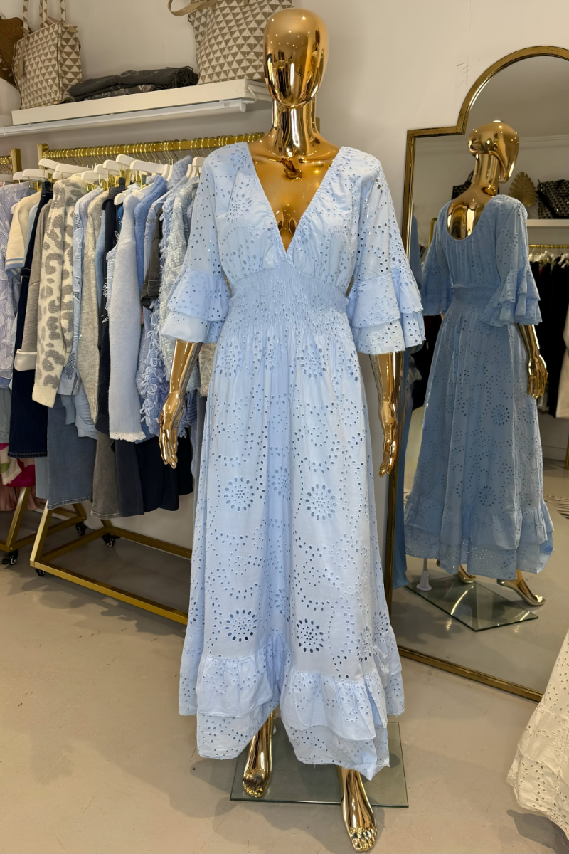 Viola™ | V-hals Maxi-jurk