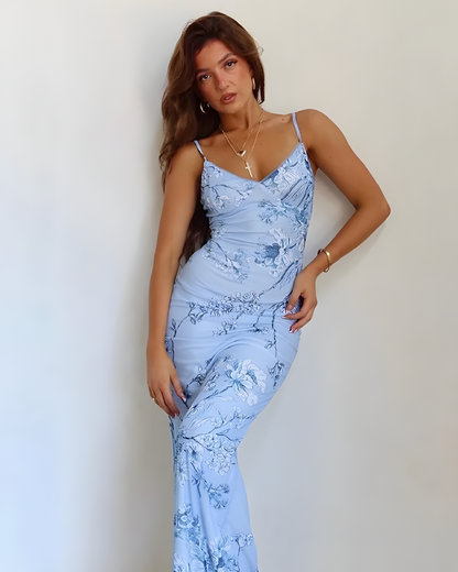 Jinte™ | Maxi-jurk met Bloemenmotief