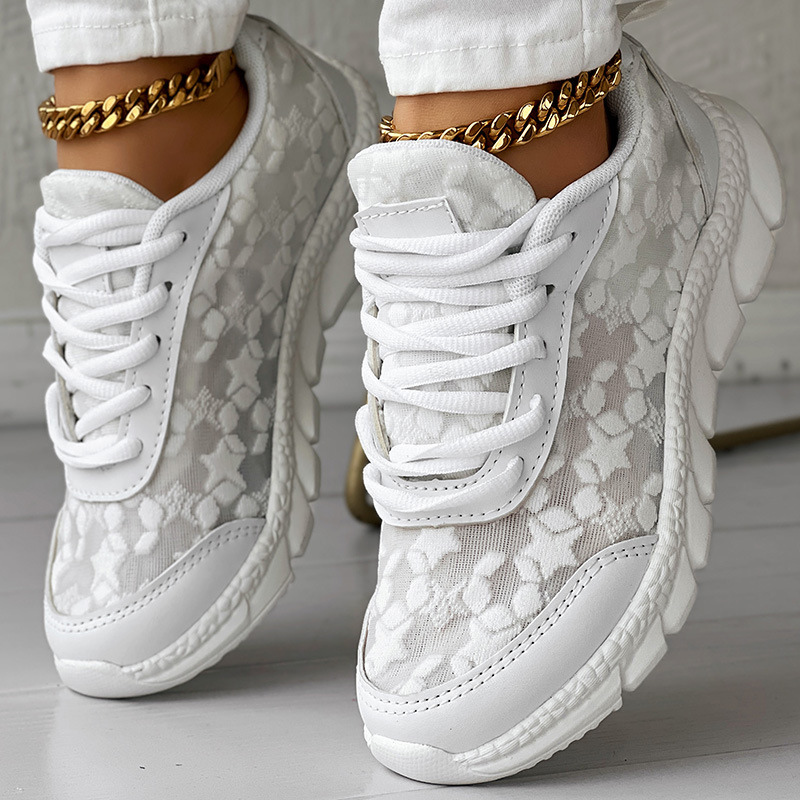 Elsie™ | Luchtige Vetersneakers voor Wandelen