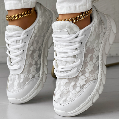 Elsie™ | Luchtige Vetersneakers voor Wandelen
