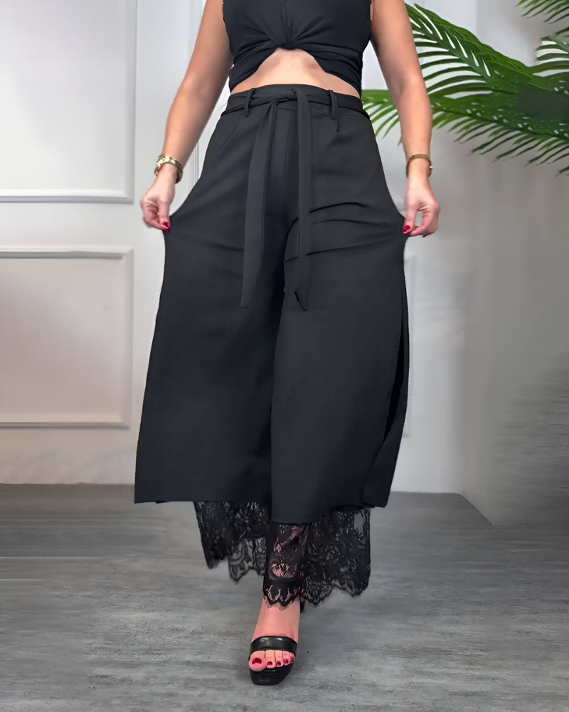 Yara™ | Elegante Geborduurde Broek