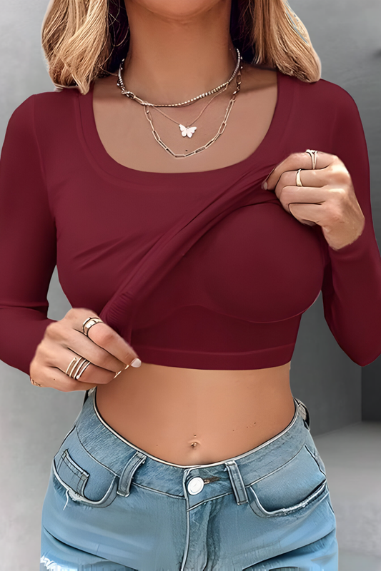 Yara™ | Rib Top met Ingebouwde BH & Stretch Fit