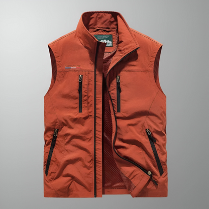 Mees™ | Ademend Cargo Bodywarmer met Meerdere Zakjes