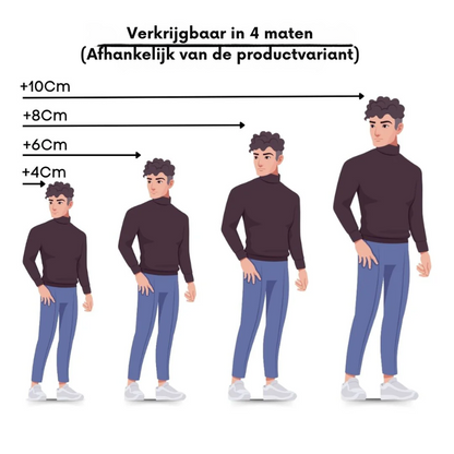 SkySneakers Pro™ | Voeg +6CM, +8CM of +10CM toe aan je lengte
