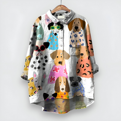 Evrim™ | Stijlvol Bedrukt Blouse