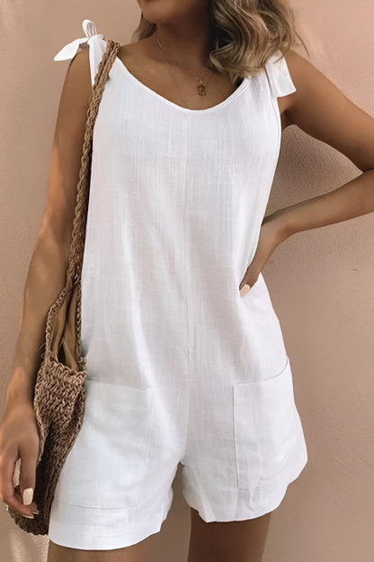 Olivia™ | Katoenen Jumpsuit met Zakken