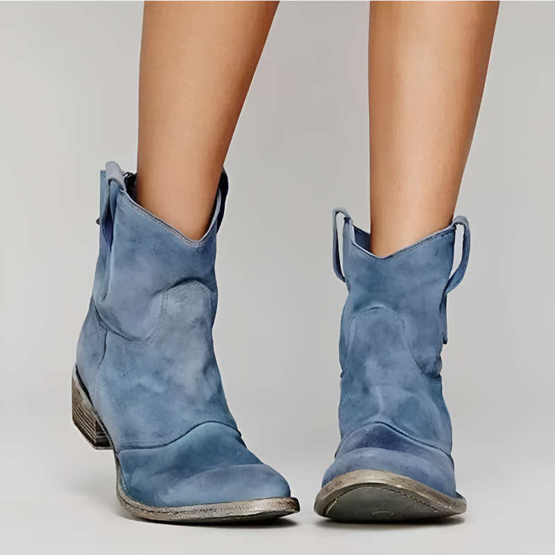 Carly™ | Vintage Western Enkellaarzen