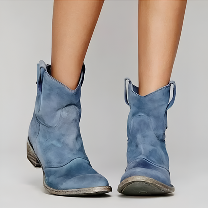 Carly™ | Vintage Western Enkellaarzen