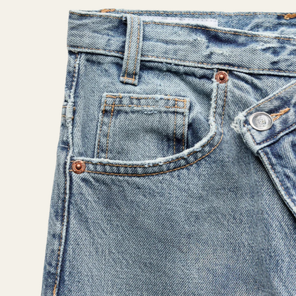 Noor™ | Trendy Twist Jeans met High Waist & Relaxte Pijpen