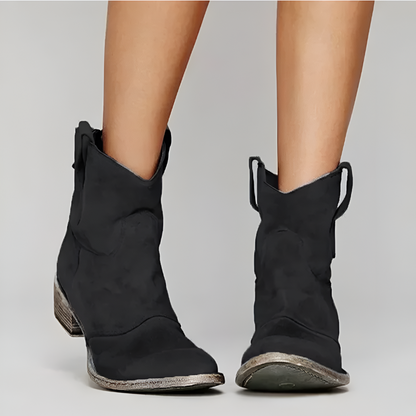 Carly™ | Vintage Western Enkellaarzen