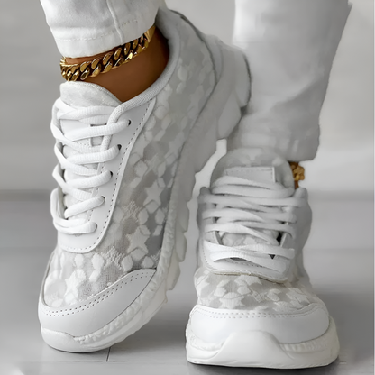 Elsie™ | Luchtige Vetersneakers voor Wandelen