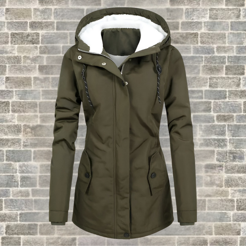 Angela™ | Geplooide Winterjas
