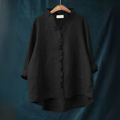Silke™ | Klassieke Ruches Blouse