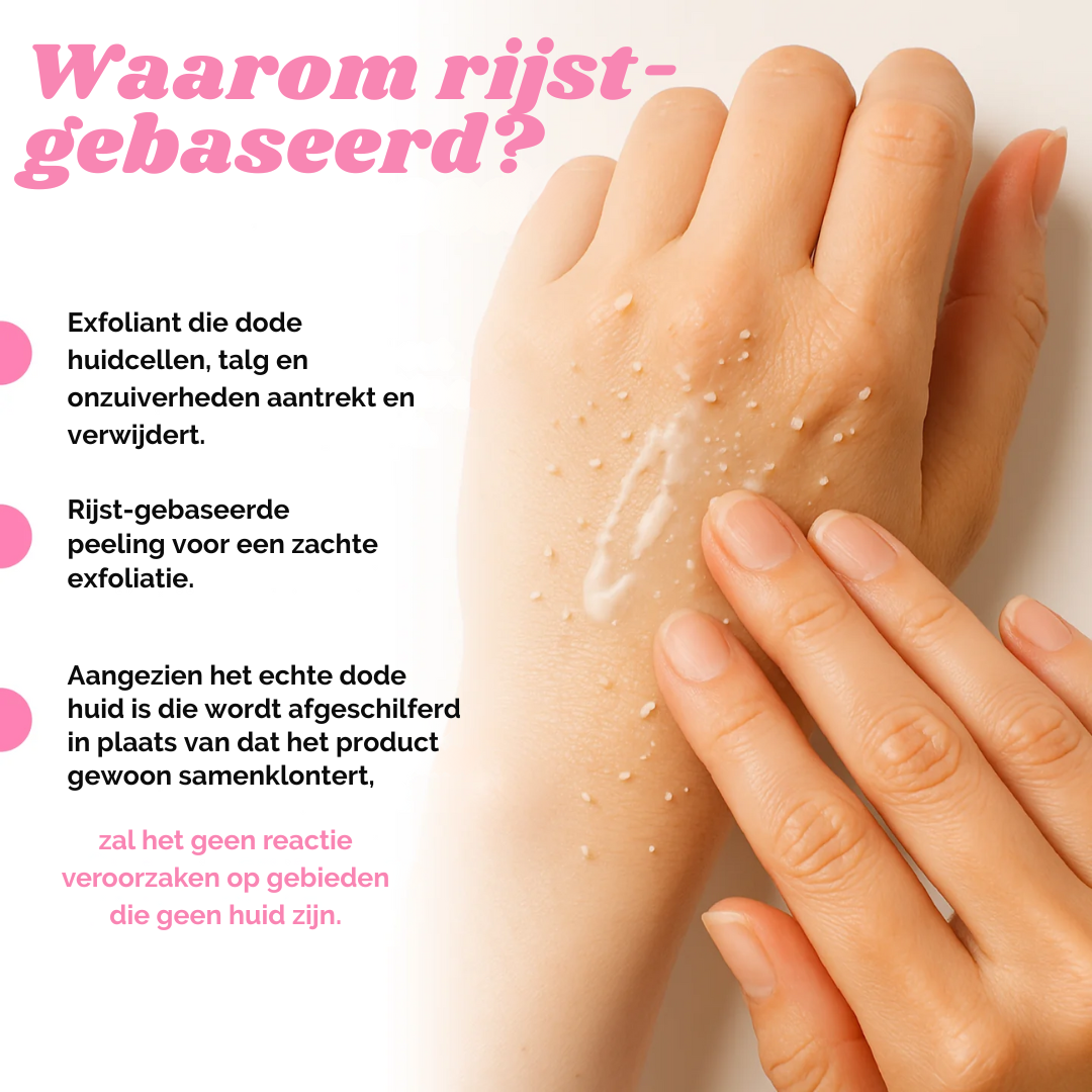 Peelshot™ | Duo Rijst Exfoliant Voor Stralende En Zuivere Huid