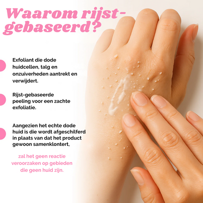 Peelshot™ | Duo Rijst Exfoliant Voor Stralende En Zuivere Huid