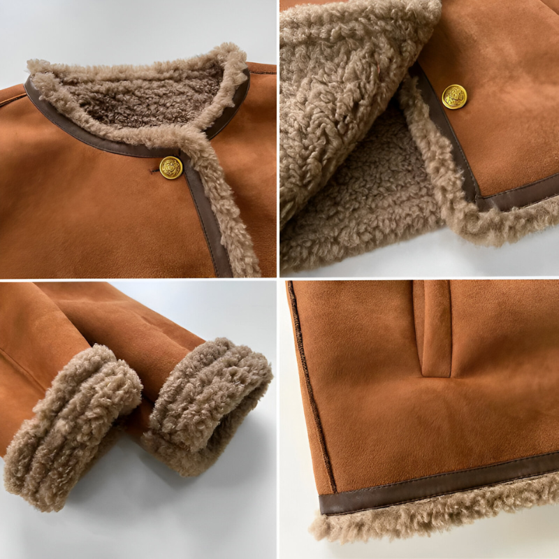 Roosmarijn™ | Jas met Knopen in Vintage-stijl