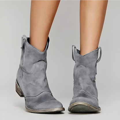 Carly™ | Vintage Western Enkellaarzen