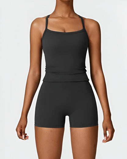 Elin™ | Naadloze Pasvorm Shorts & Tank Set