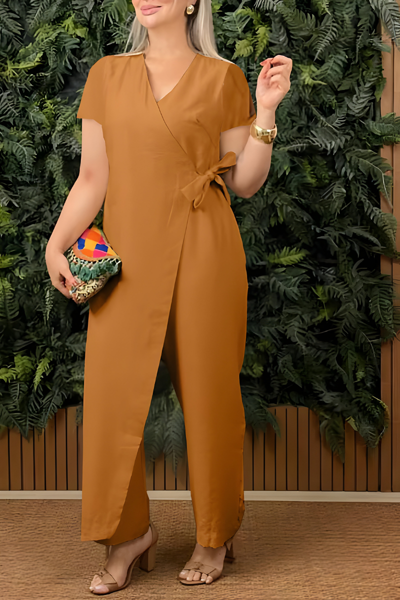 Lilianna | Stijlvolle jumpsuit met een wikkelontwerp