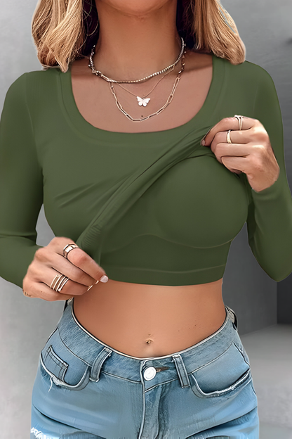 Yara™ | Rib Top met Ingebouwde BH & Stretch Fit