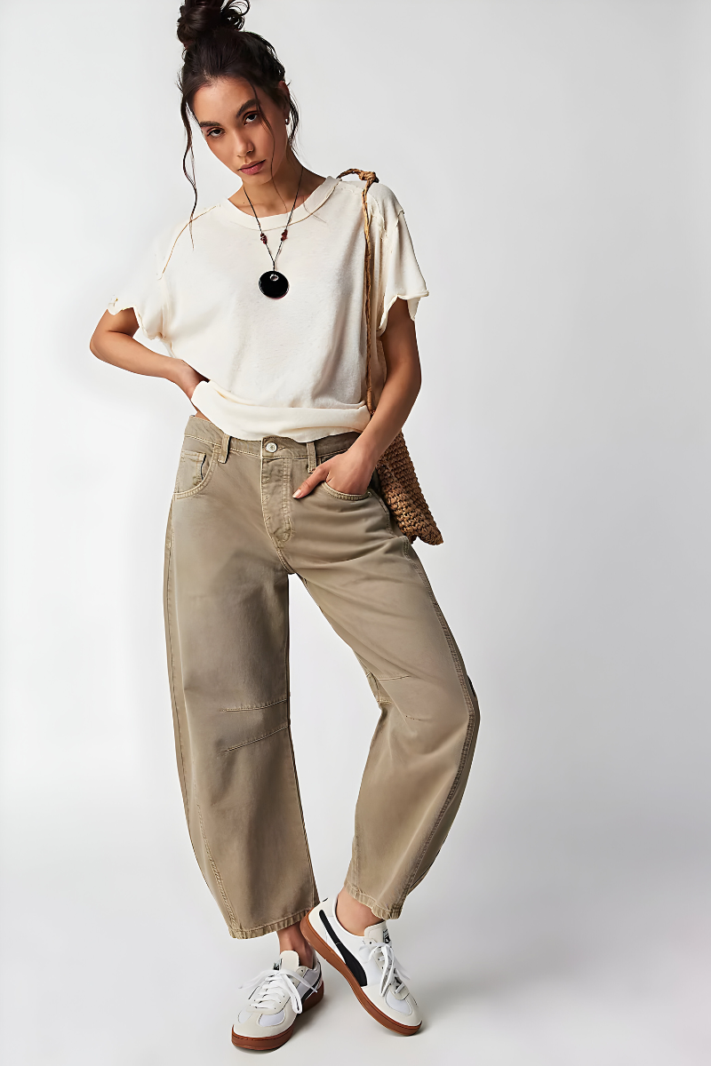 Lia™ | Stijlvolle Baggy Jeans