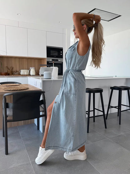 Lois™ | Maxi Denim Jurk