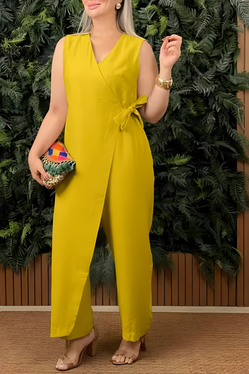 Lilianna | Stijlvolle jumpsuit met een wikkelontwerp