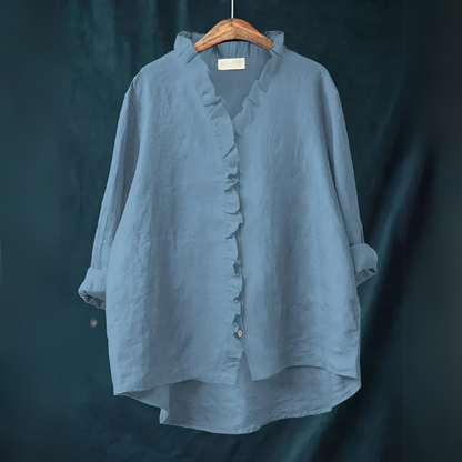 Silke™ | Klassieke Ruches Blouse