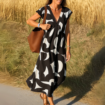 Valérie™ | Zomerjurk met V-hals