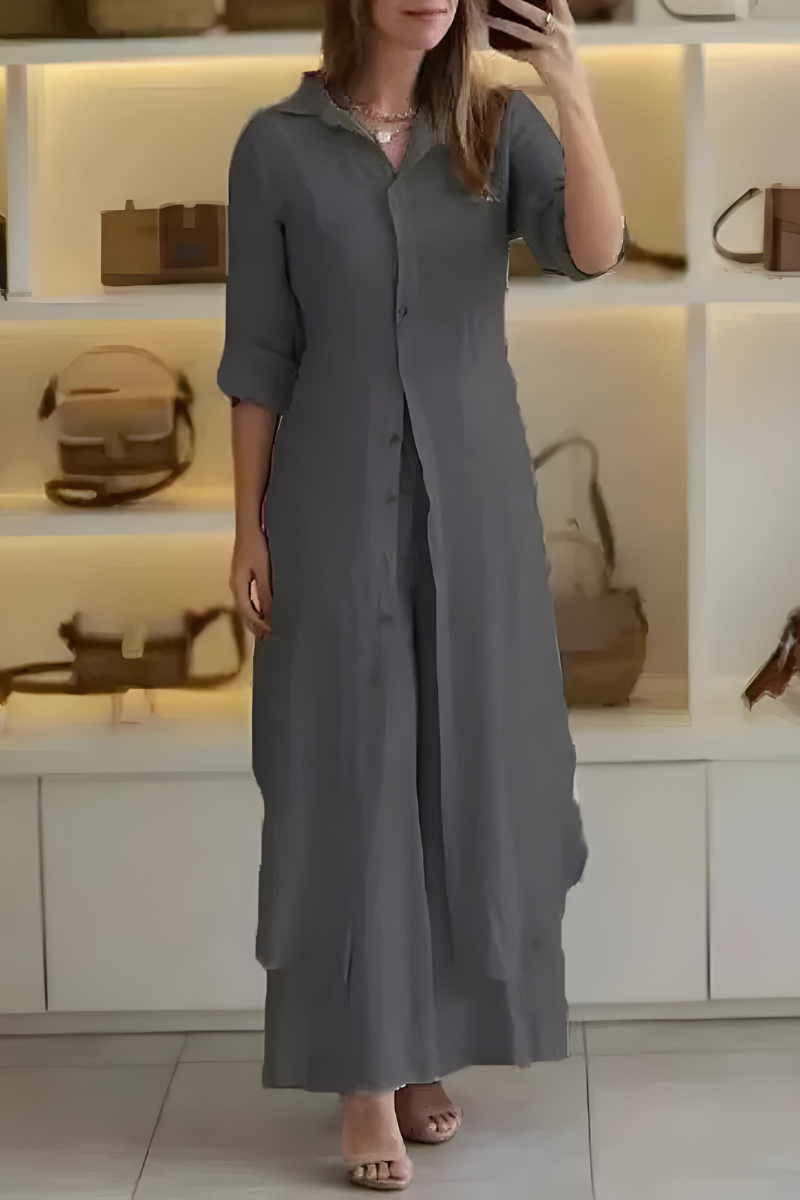 Marta™ | Luchtige Zomerset van Linnen