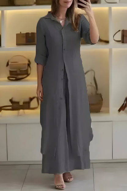 Marta™ | Luchtige Zomerset van Linnen