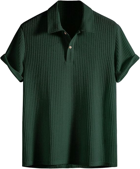 Milo™ | Casual polo met ribstructuur