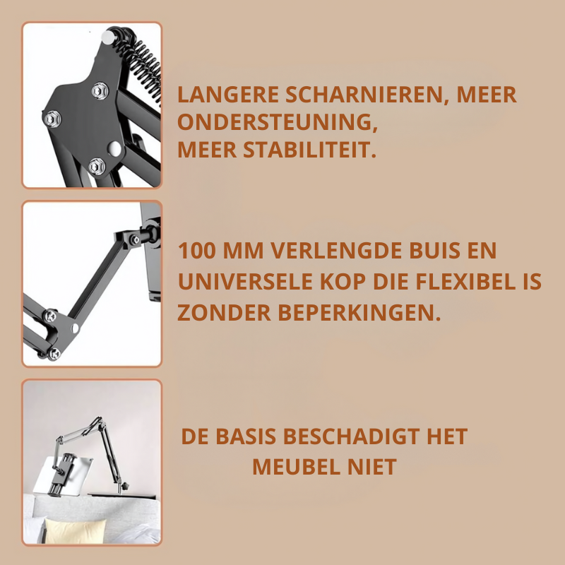 BedSide™ - Met ultiem comfort, bekijk alles vanuit je bed