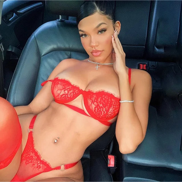 Léa™ | Luxus 2-teiliges italienisches Lingerieset