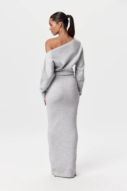 Jolet™ | Trui-jurk met Lage Schouders