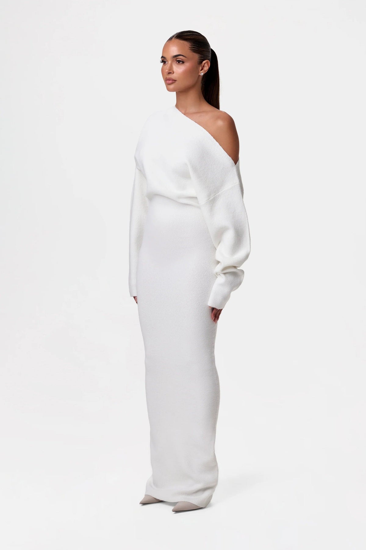 Jolet™ | Trui-jurk met Lage Schouders