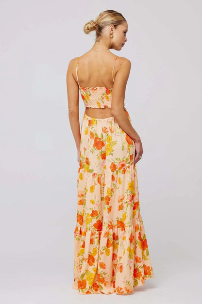 Liva™ | Maxi Jurk met Bloemenprint