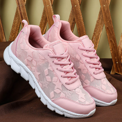 Elsie™ | Luchtige Vetersneakers voor Wandelen