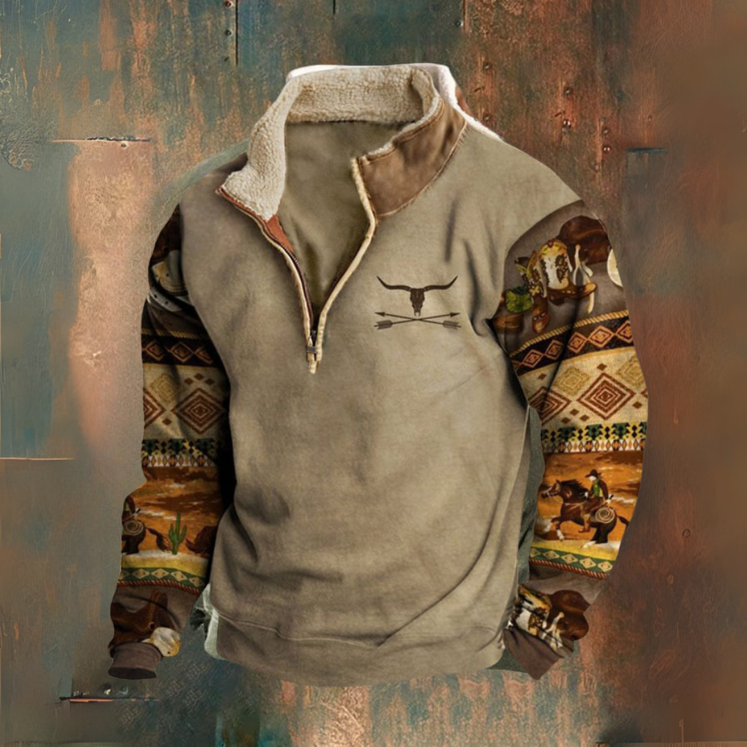 RODEO — Half-zip trui voor herfst en winter