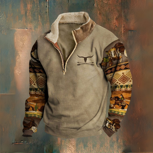 RODEO — Half-zip trui voor herfst en winter