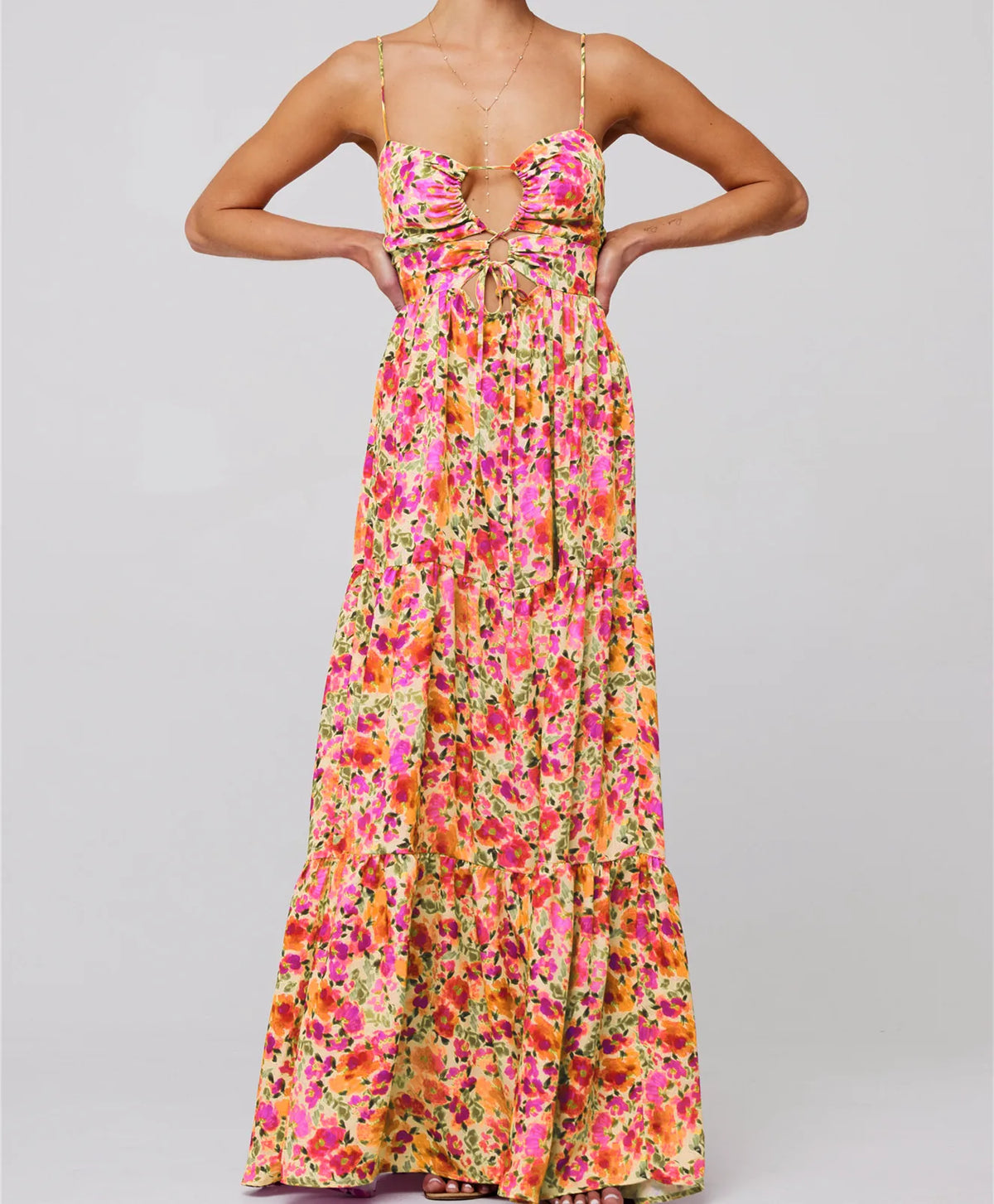 Liva™ | Maxi Jurk met Bloemenprint
