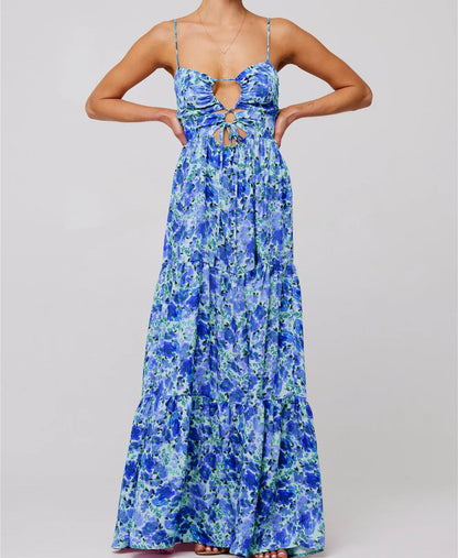 Liva™ | Maxi Jurk met Bloemenprint