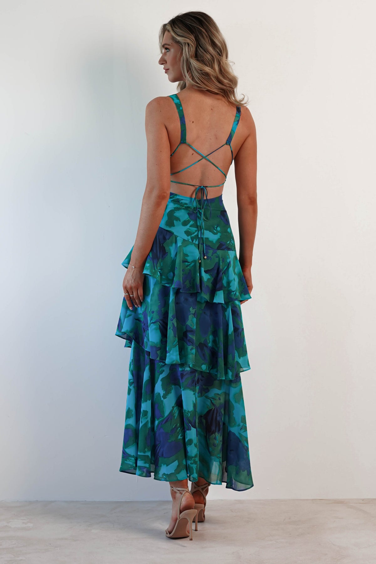 Merel™ | Bloemen Maxi-jurk