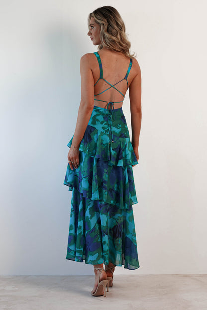 Merel™ | Bloemen Maxi-jurk