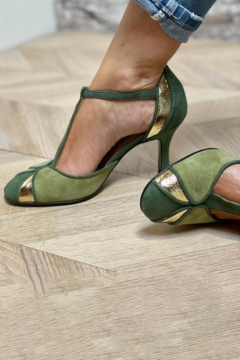 Taviana™ | Patchwork hakken met T-band en gesloten punt