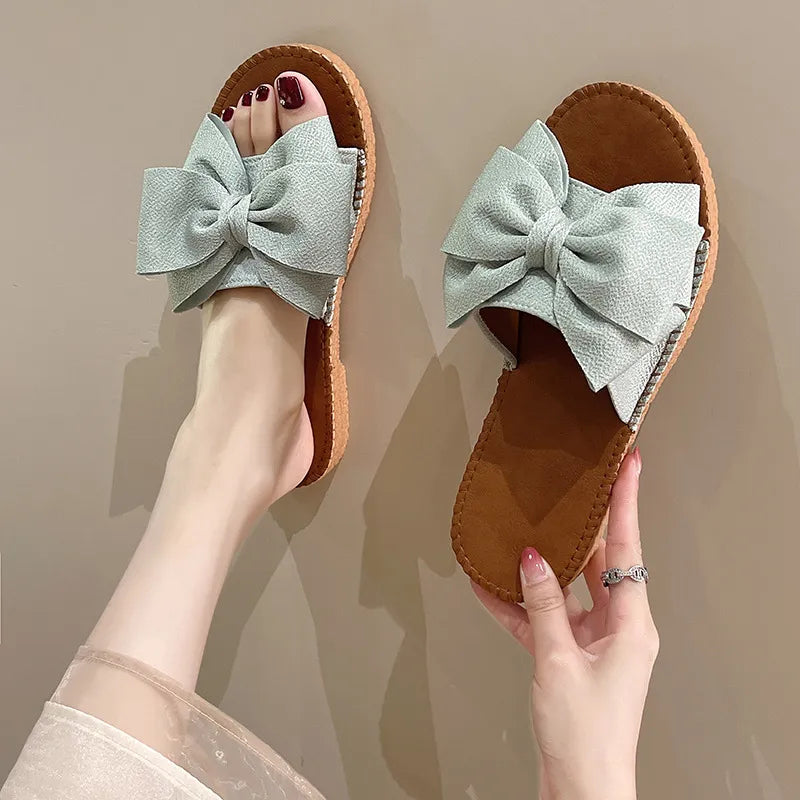 Ella™ | Comfortabele slippers met strik