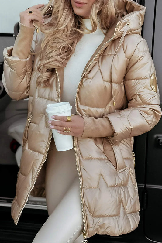 Astrid™  | Elegante winterjas met capuchon en voering